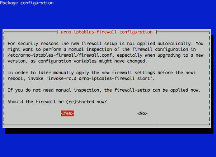 arno-iptables-firewall firewall start query arno-iptables-firewall firewall start query