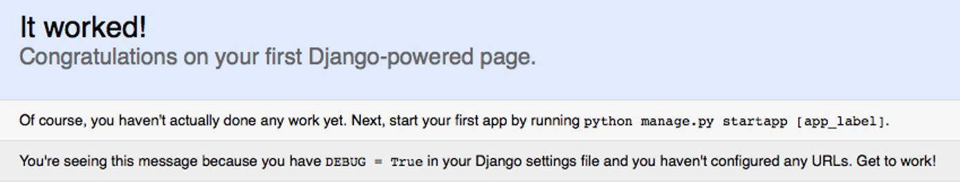 Django test page. Django test page.