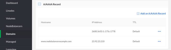 Adding an A Record. Adding an A Record.