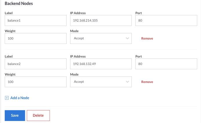 Adding another backend to the NodeBalancer’s configuration. Adding another backend to the NodeBalancer’s configuration.