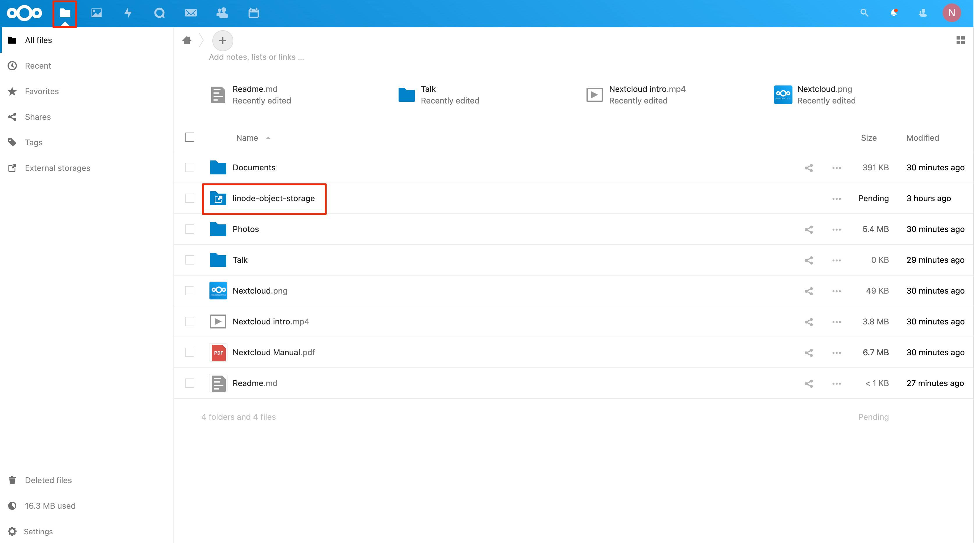 Access all your Nextcloud files. Access all your Nextcloud files.