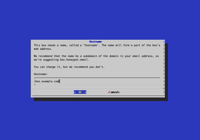 Choose Hostname Choose Hostname