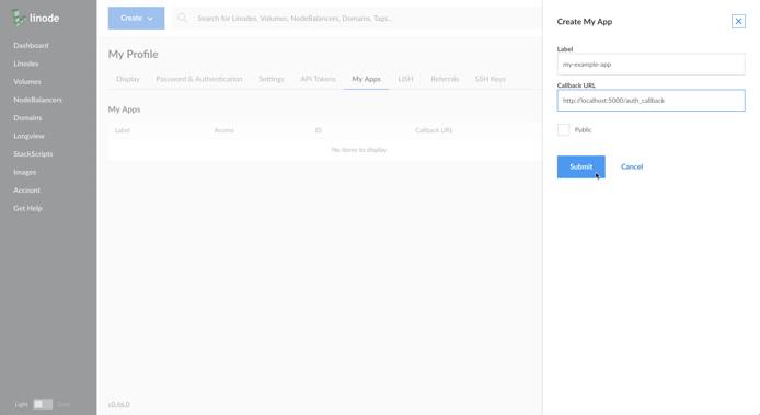 OAuth Account Profile OAuth Account Profile