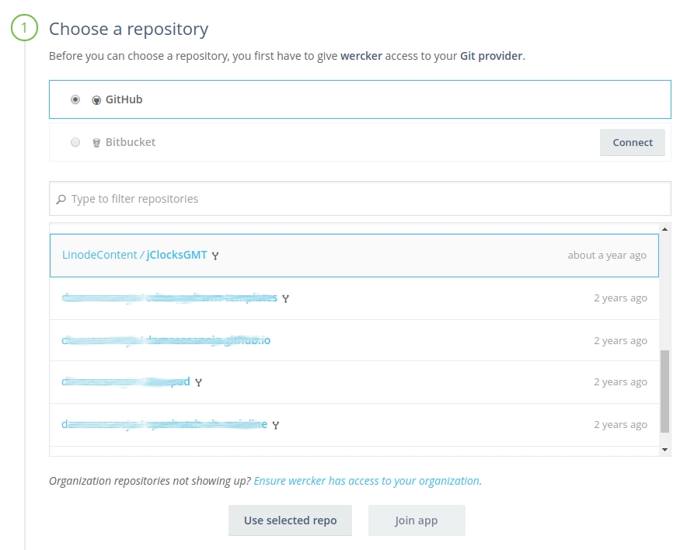 Choose repository Choose repository