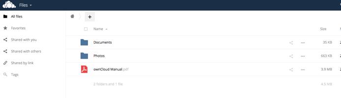 ownCloud greeting ownCloud greeting