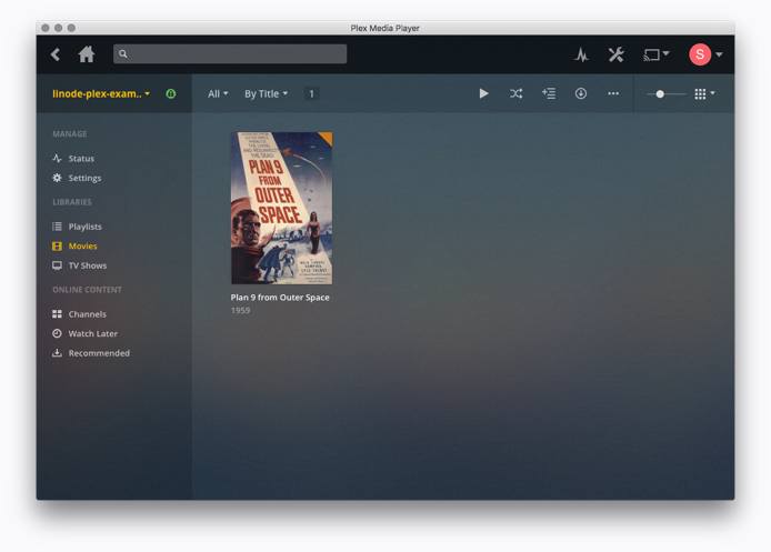 Plex media client Plex media client