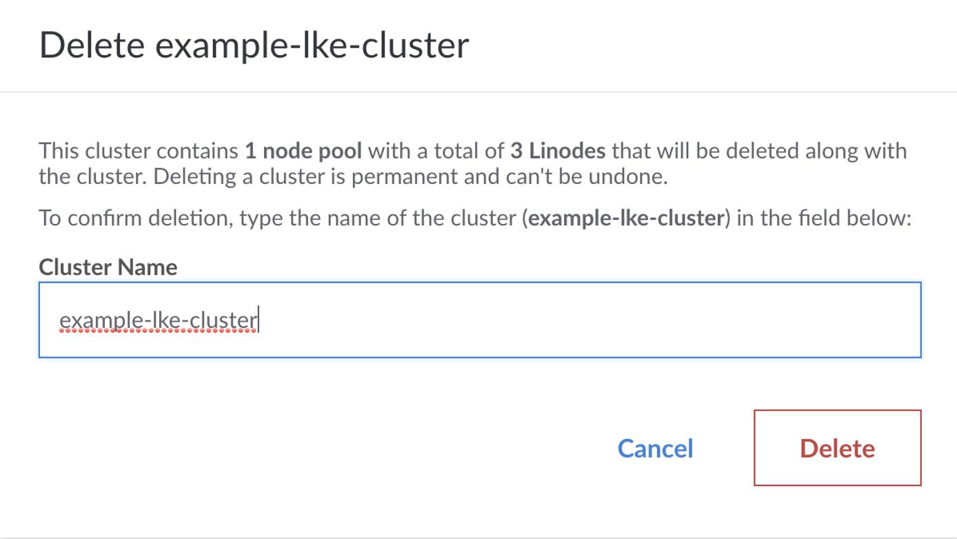 Kubernetes Delete Confirmation Dialog Kubernetes Delete Confirmation Dialog