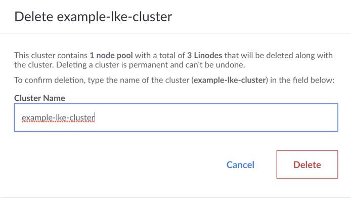 Kubernetes Delete Confirmation Dialog Kubernetes Delete Confirmation Dialog
