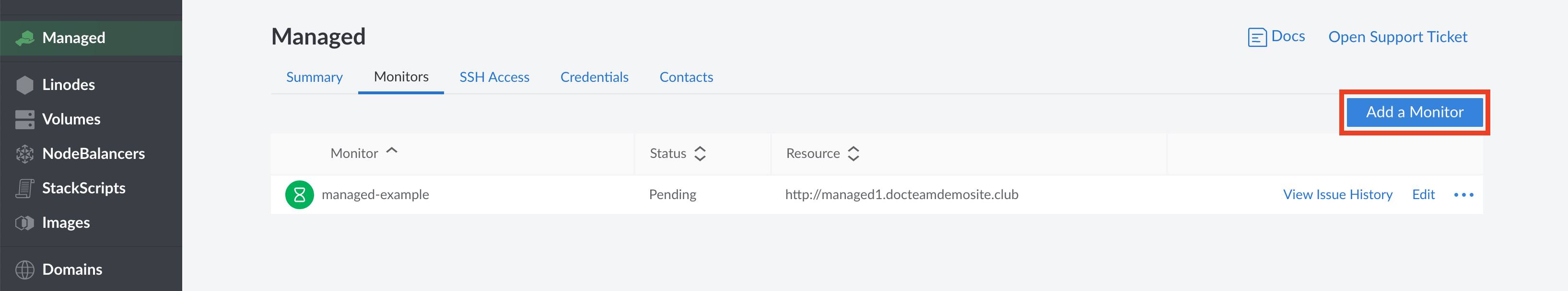 Linode Managed Monitored Services Linode Managed Monitored Services