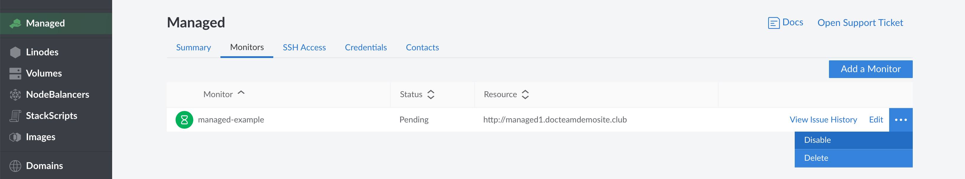 Disable Monitoring for a Service Disable Monitoring for a Service