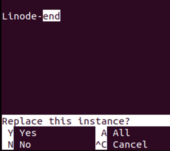 Confirm you wamt to replace the text. confirm to replace the text