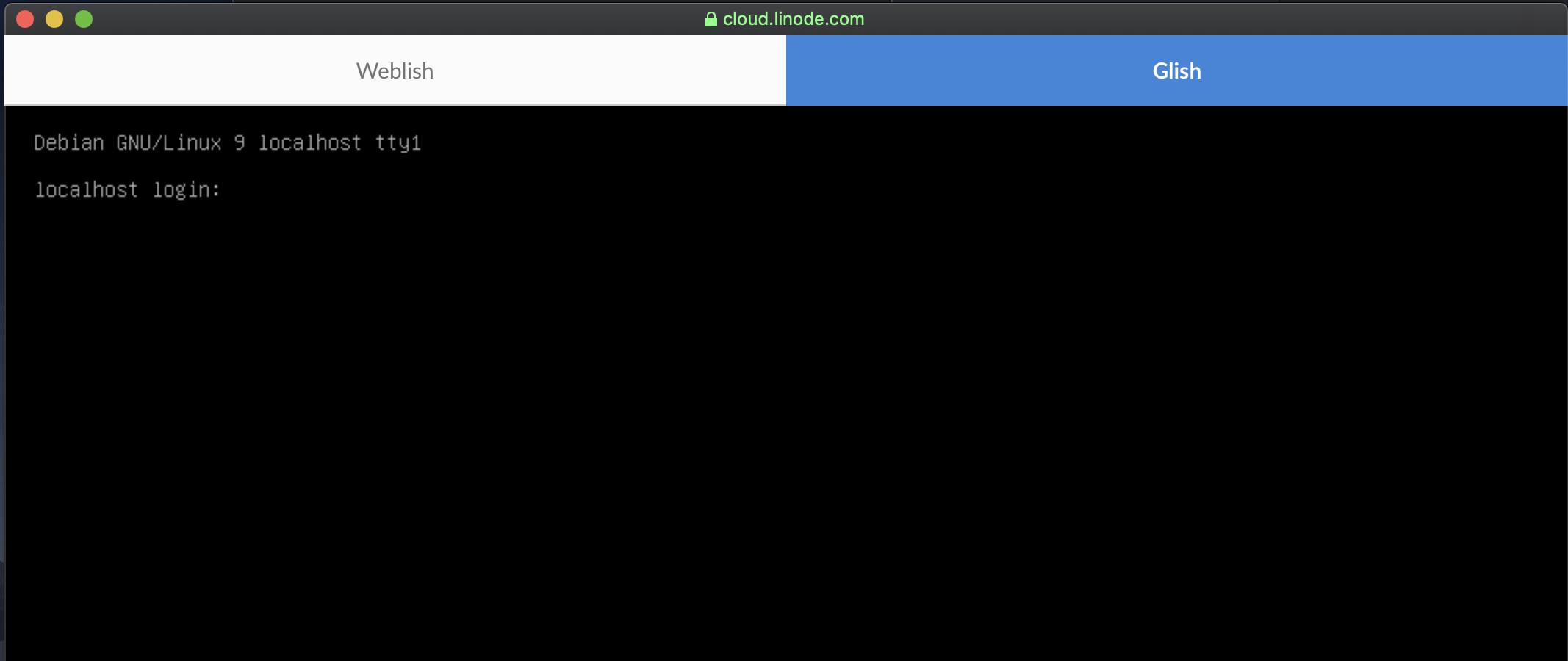 An example of the Gish Web Console An example of the Gish Web Console