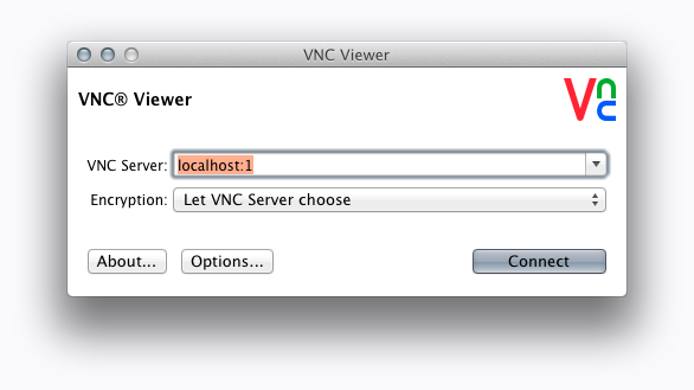 Connecting through an SSH tunnel. Connecting through an SSH tunnel.