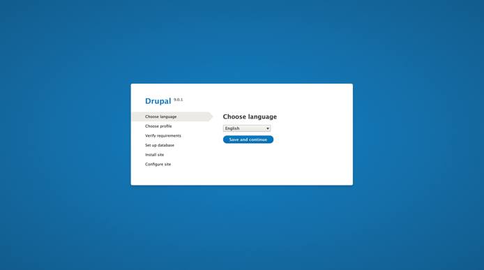 View the Drupal installation page. View the Drupal installation page.