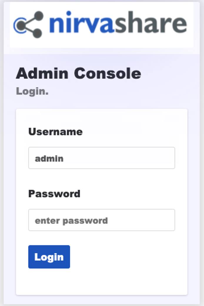 Nirvashare Login. Nirvashare Login.