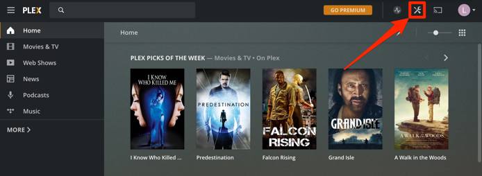 Plex Settings Icon. Plex Settings Icon